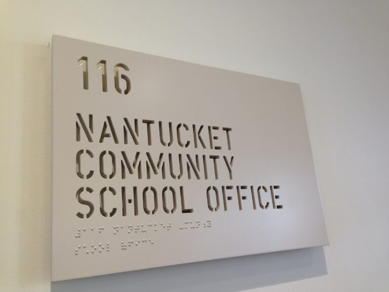 Interior wayfinding could be a bit more modern, and employed die-cut lacquered metal plates along with ADA compliant brail.