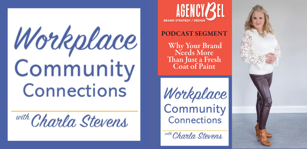 Rebranding isn’t just about changing your logo or updating your website—it’s about evolving your business in a way that aligns with your future aspirations. I recently had the pleasure of joining Charla Stevens on her podcast, Workplace Community Connections, to discuss why branding is much more than aesthetics—it’s a strategic process that sets businesses up for long-term success.