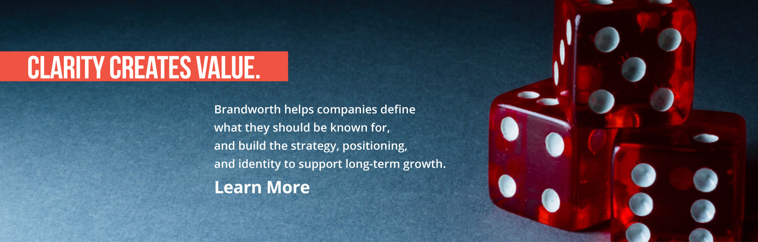 Clarity creates value. Brandworth helps companies define what they should be known for — and build the strategy, positioning, and identity to support long-term growth.