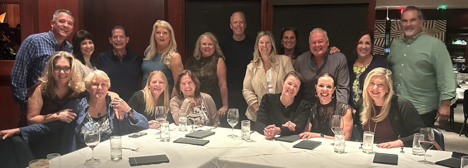 dinner out with the New England ProVisors on the last night of conference
